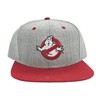 Ripple Junction Ghostbusters No Ghost Logo Flat Bill Snap Back