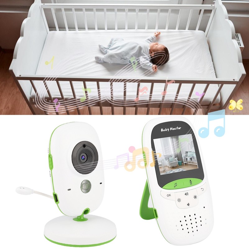 Wireless 2 inch LCD Screen Baby Monitor Camera Audio Video