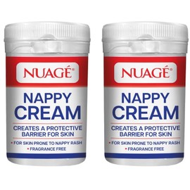 x2 125g each Baby Nappy Cream 125g x 2 Pack – Fragrance-Free Barrier Cream for Skin Prone to Nappy Rash – Moisturising Nappy Rash Treatment for Babies & Adults by GBH