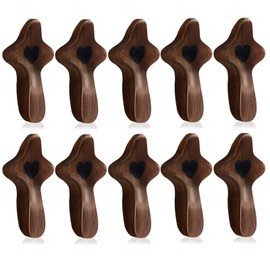 wellhouse Cross My Heart Encouragement Gift Stress Relief Cross Blessing Worry Comfort Cross for Clutching, Clinging and Praying Religious Gift