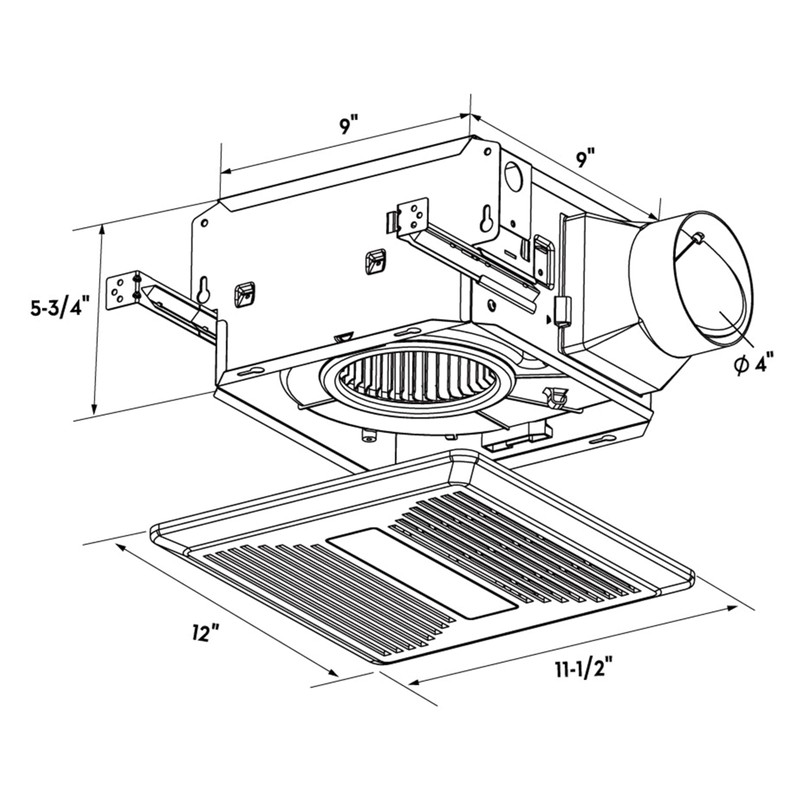 Good Housekeeping 84005 PowerFlow Pro Series 100 CFM 1.0 Sones