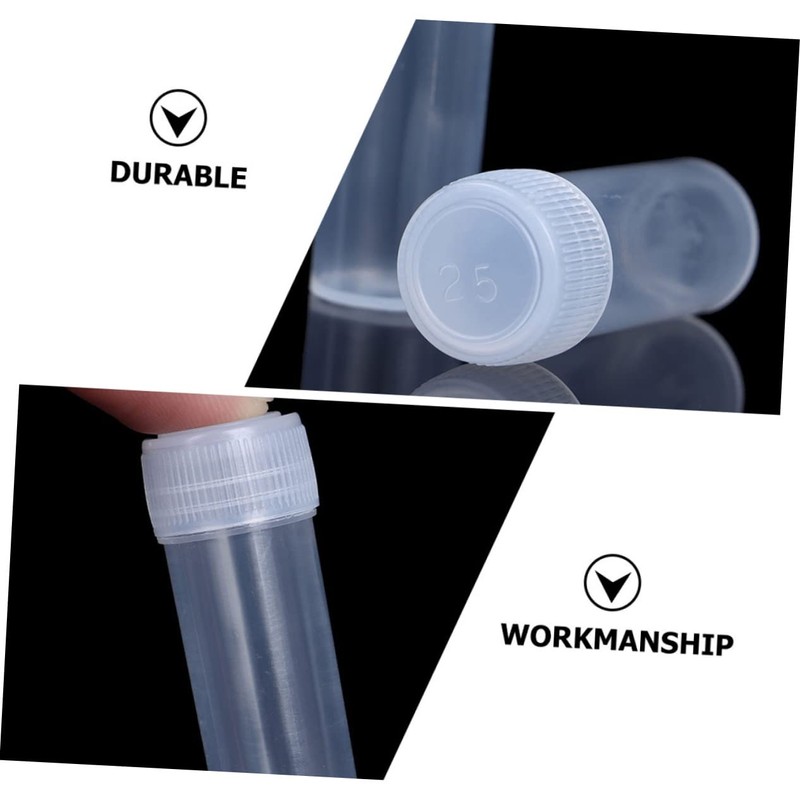 Baluue Travel-Friendly 150pcs Mini Bottles Pp Material Dispensing Bottles Lids