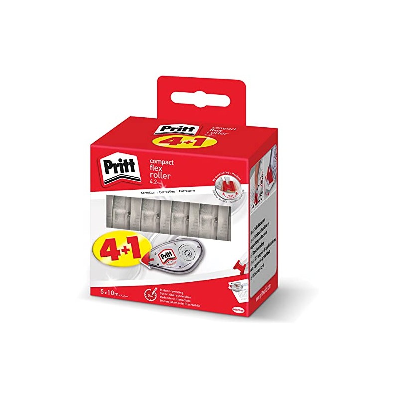 Pritt Compact Flex 2382016 Correction Roller, Easy to Use with