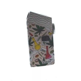 SCORCH 3.5" TORCH 61712-BRICK 45 DEG HEAVY METAL LOCK EMBOSSED DESIGN -CHOOSE !! - Ivory