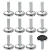 uxcell 12Pcs M8 Thread Furniture Feet Levelers, 28x30mm Adjustable Leveling