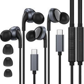 EOUOKU 2er Pack USB C Kopfhörer
