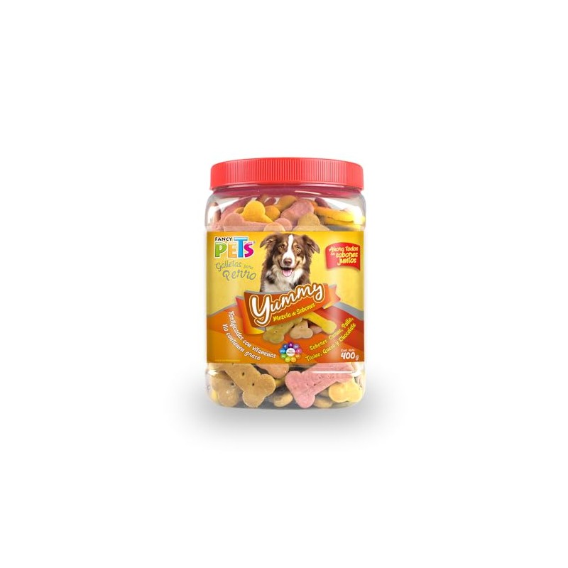 Fancy Pets Yummy Premios para Perro Sabores Surtidos Carne, Pollo,
