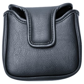 Oversized Golf Square Mallet Putter Cover, 5.98 x 5.79 Inches Mallet Putter Headcover with Magnetic Closure Black Golf Putter Head Cover fits for Odsyeey Tri-Ball