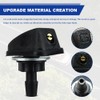 Lyxheth 2PCS Car Front Windshield Washer, Windshield Sprayer Nozzle, Windshield