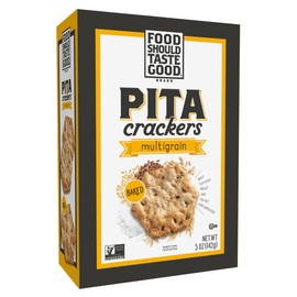 Food Should Taste Good Crackers, 5oz Boxes (Multigrain Pita) (Pack of 6)