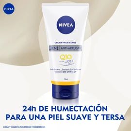 NIVEA Nivea Crema De Manos Anti-arrugas Q10 75ml, color, 75 ml, pack of/paquete de