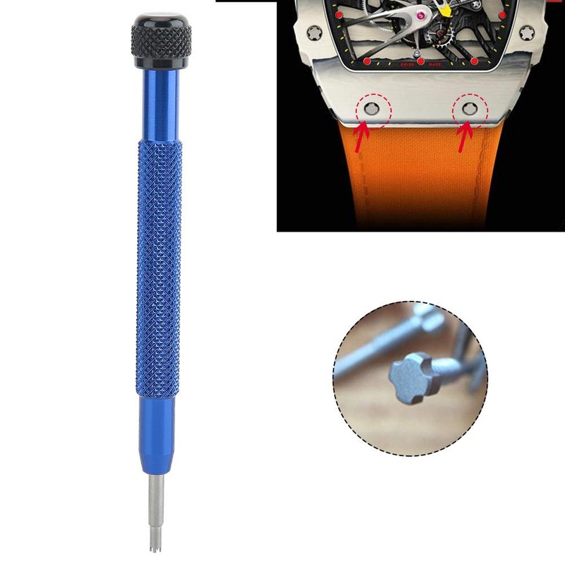 Zouminyy Watch Screwdriver, Tri-Wing Head, 2.75mm, Fit for Richard Mille,