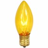 Vickerman C9 Transparent Gold Replacement Bulb, 7 Watt, 130 Volt,