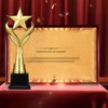 SUPVOX 1 Pcs Gold Award Trophy,Plastic Trophy,Winner Trophy for Kids