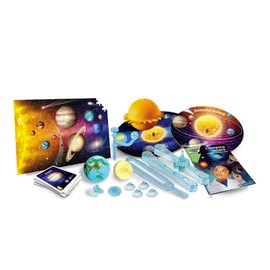 Clementoni Science and Game Lab - The Solar System, Orbit of Earth and Moon, Science Game for Children from 6 Years to Discover the Cosmos, with Puzzle 150 Pieces, Made in Italy