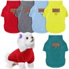 Sunnymove 5 Pcs Fleece Dogs Sweaters for Small Medium Large