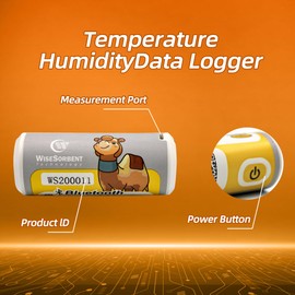 Wisesorb Temp/Humidity Data Logger, Bluetooth
