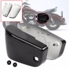 Unbranded Gloss Black Motor Battery Covers Set For Kawasaki Vulcan