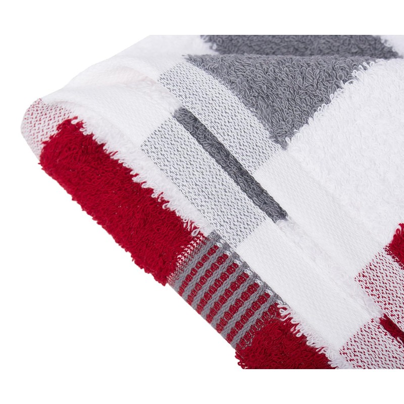 Gözze - New York Striped Hand Towels, Set of 2,