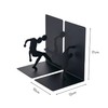 Baroni Home Bookends, Bookends for Shelf, Book Holder for Office,