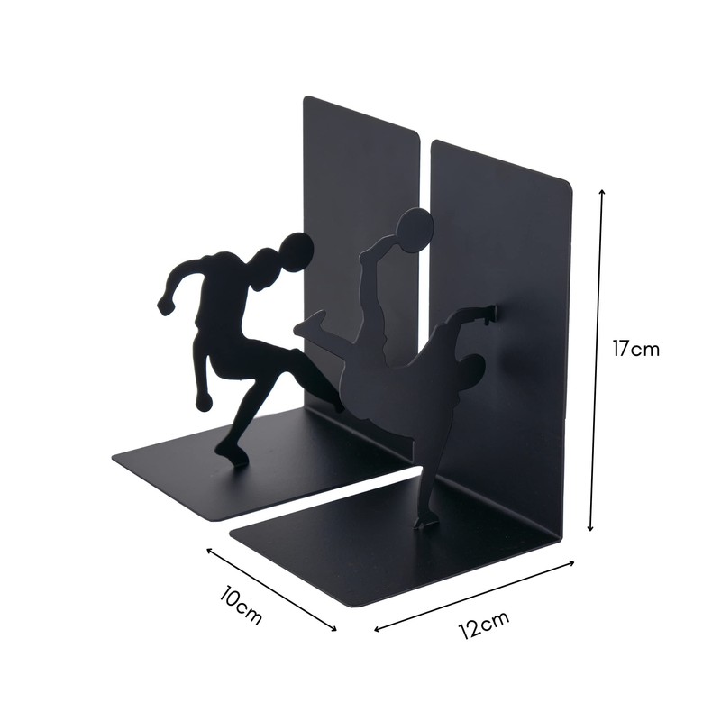 Baroni Home Bookends, Bookends for Shelf, Book Holder for Office,