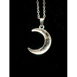 Unbranded Half Moon Silver Shaped Necklace Pendant - Wife, Mom, Girlfriend, Daughter Gift