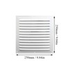 Louvered Ventilation Grille, 2pcs Aluminum Vent Protection Cover Air Flow