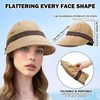 TAGVO Women's Wide Brim Sun Hat, Quick-Dry Waterproof Peaked Cap,