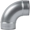 ECOPRO VENT 4" Inch 90˚ Degree Galvanized Steel Duct Elbow