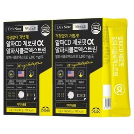 Paleo 팔레오 닥터스노트 알파CD 제로핏 알파시클로덱스트린 14포 2박스 28포 Paleo Dr. Snow Note Alpha CD Zero Fit Alpha Cyclodextrin 14 Packs 2 Boxes 28 Packs