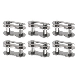 Kozelo 6pcs Chain Connector Link Roller - [8 mm Pitch] Stainless Steel Split Links for Machines Equipment 05B Chain Use