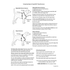 Lupine 1/2" Red Step in Dog Harness