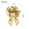 MECCANIXITY 20pcs 6 Inch Metallic Large Big Pull Bow Gift