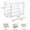 Display Case for Collectibles 4 Layer Updated Adjustable Acrylic Display