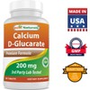 Best Naturals Calcium D-Glucarate 200 mg 120 Tablets