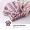 NOLITOY 1pc Striped Dry Hair Cap Bathroom Supplies Striped Bathing