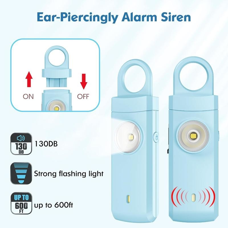 She's Birdie Personal Safety Alarm Keychain 2-in-1 Personal Alarm with