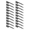 20Pcs Hearing Amplifier Cleaning Brush Multifunctional Effective Black Hearing Aid