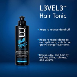 L3 Level 3 Hair Tonic - Hair Moisturizer for Women and Men - Fresh Impact for Extra Shine and Hair Volume