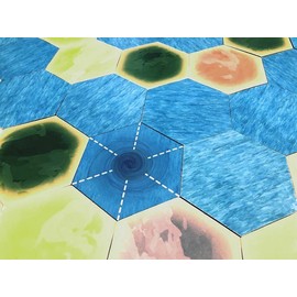 Tabletop Monthly Whirlpool Portal Scenario Hexes compatible with Catan's Settlers of Catan, Seafarers, and Catan Expansions (2 Whirlpools)