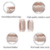 Wig Clips with Soft Rubber Hair Extensions Clips 32mm U-Shape