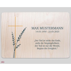 Wooden Box - Mourning Box | Consolation Box Death | Memory Box Deceased | Memory Box Star Children | Box Sympathy Cards - 30 x 20 x 14 - Wood - for Mourning Gift