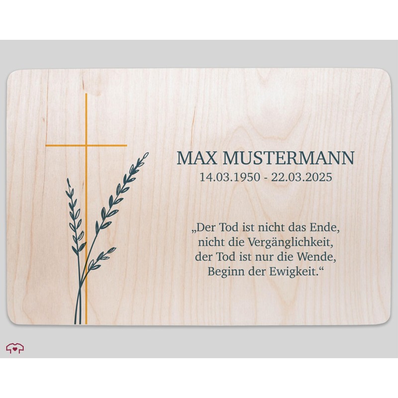 Wooden Box - Mourning Box | Consolation Box Death |