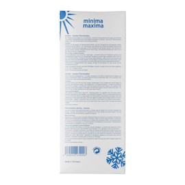 Lantelme Minimax Thermometer in Grey Temperature Display of Maximum Values and Lowest Values | Minimal Maximum Analogue Temperature Meter for Household Garden Greenhouse Garden Thermometer Outdoor