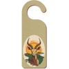 'Springbok Portrait with African Landscape' 200mm x 72mm Door Hanger/Sign