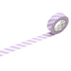 mt Masking Tape 1P"Stripe Lilac 2" Washi Masking Tape -
