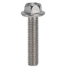 20Pcs M10x1.5 Screw Bolts A2‑70 Stainless Steel Flanged Hex Head