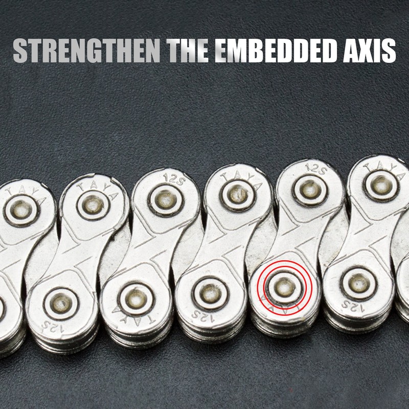 Bike Chain 116 Links 12 Speed Variable Speed Cycling Chain