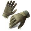 Protective Gloves Full Finger M Size Microfiber Leather Breathable Wind