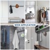 TICONN Wall Mounted Coat Rack, Five Heavy Duty Tri Hooks